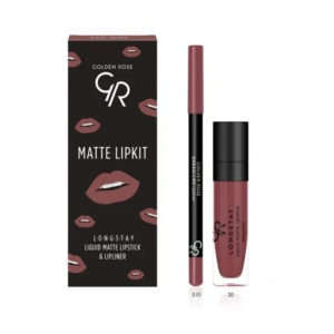 جولدن روز حومره سائل + قلم تخطيط rose taupe